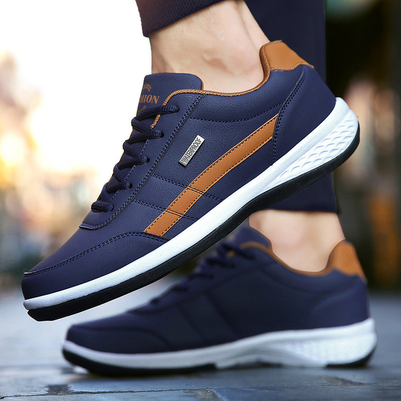MEN'S EXTENDED WIDTH FOOT AND HEEL COMFORTABLE BREATHABLE SNEAKERS