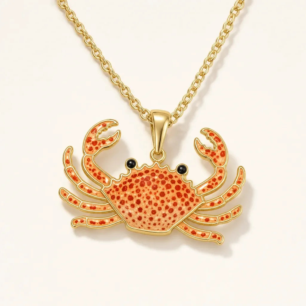 Beach Themed Marine Animal Pendant Bracelets Colorful Enamel Thin Chain Multi-Design Ocean Bracelets Daily Wear