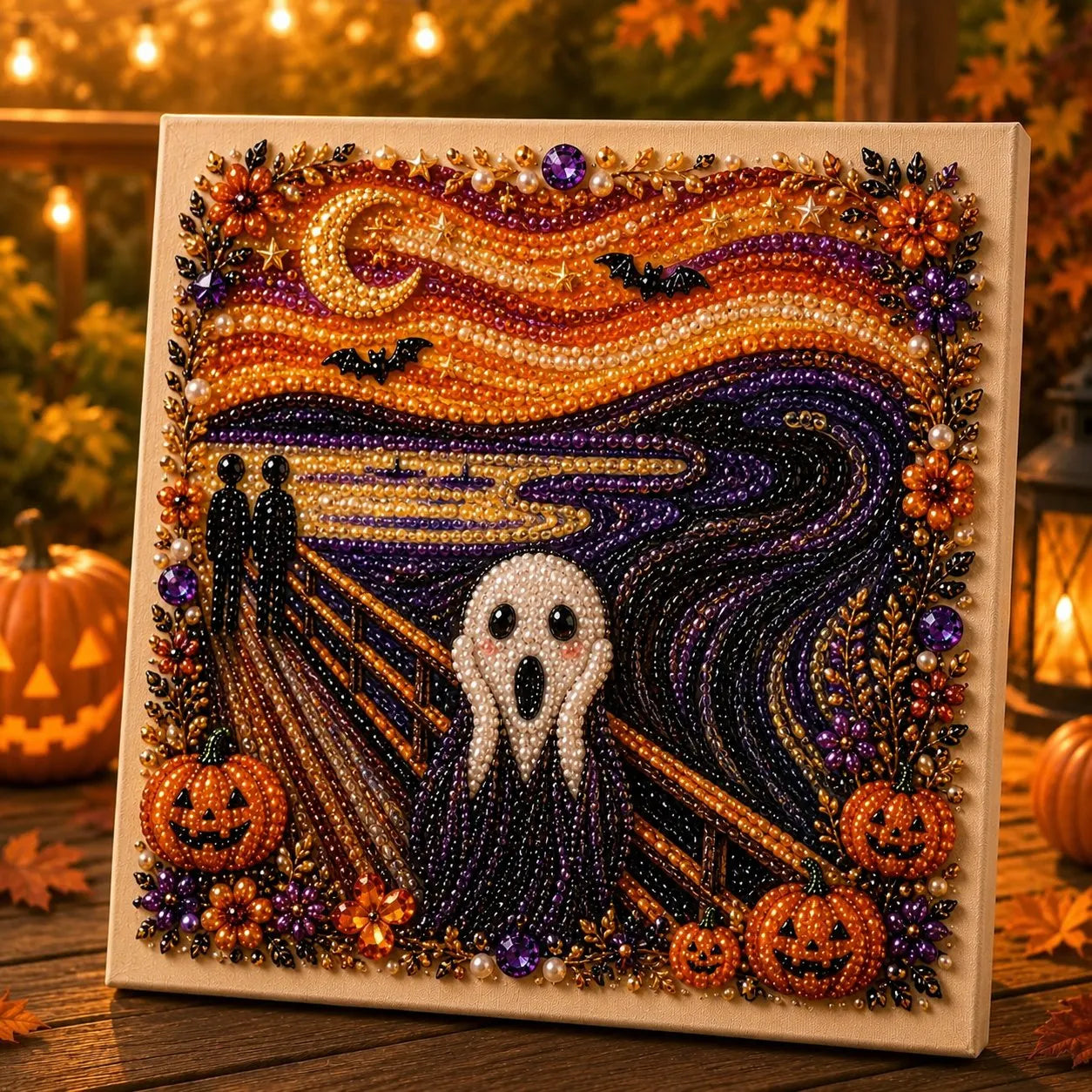 🔥Last Day 49% OFF - 🎃Halloween Theme Pearl Art DIY Kit 👻