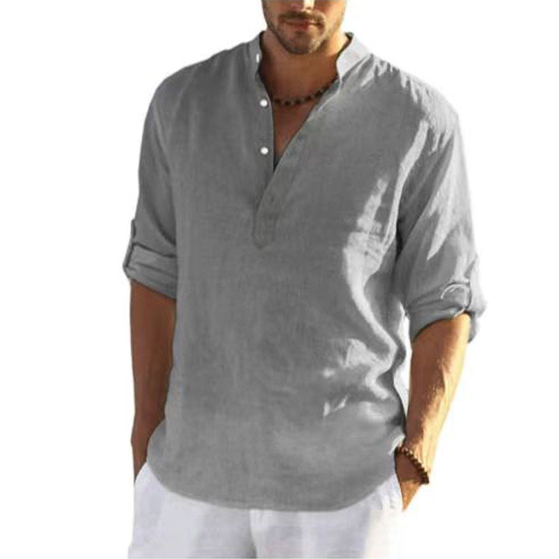 men's casual loose shirt