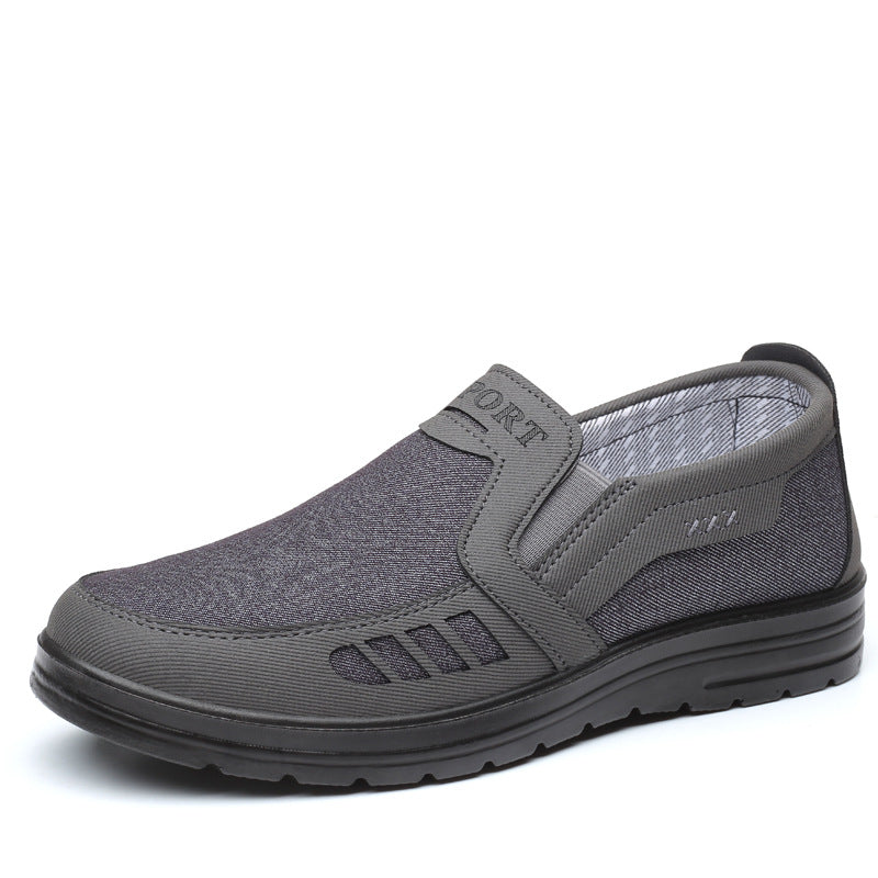 MEN'S EXTENDED WIDTH FOOT AND HEEL COMFORTABLE INSOLE NON-SLIP CASUAL SHOES