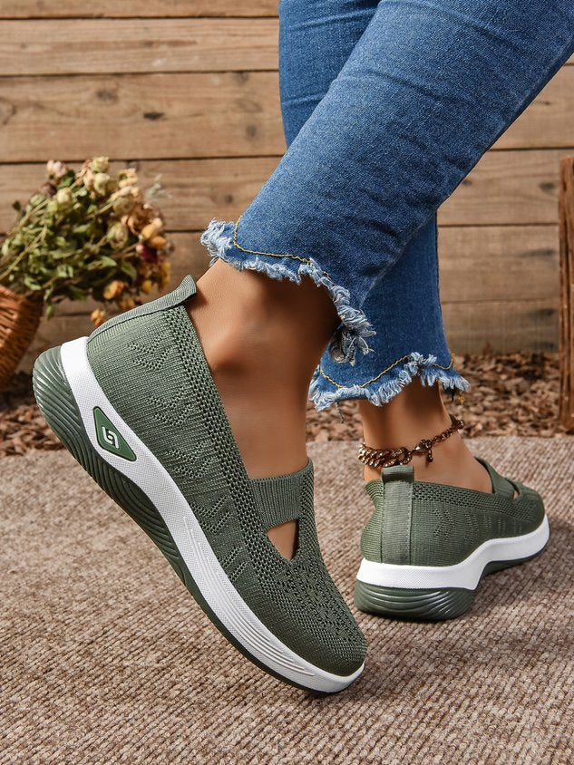 Women's Breathable Mesh Slip-On Sneakers