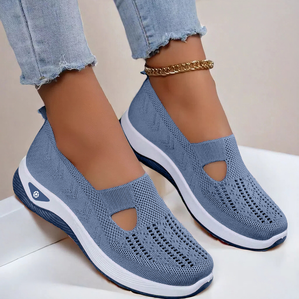 Women's Breathable Mesh Slip-On Sneakers