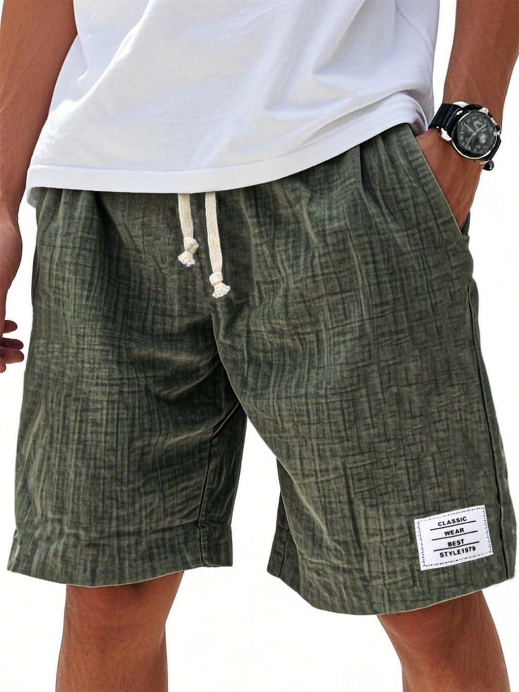 Men Can't Get Enough of These Buttery-Soft Embroidered Linen Shorts