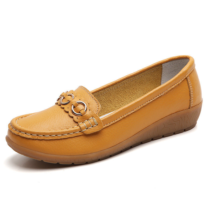 Women's Versatile Leather Lightweight Loafers