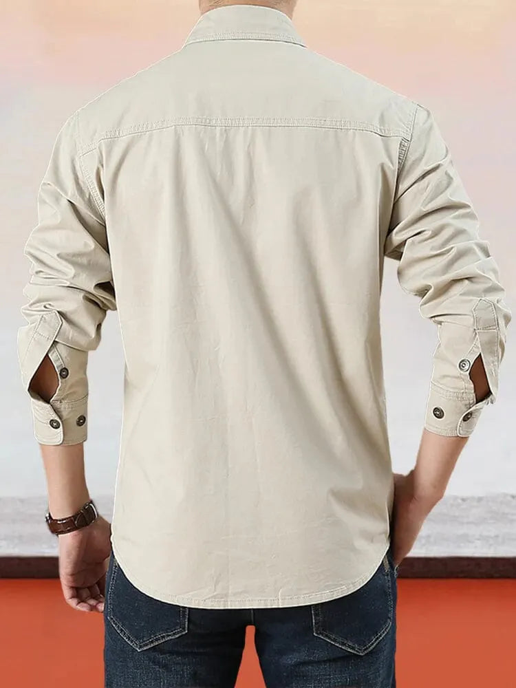 Cotton Solid Color Shirt