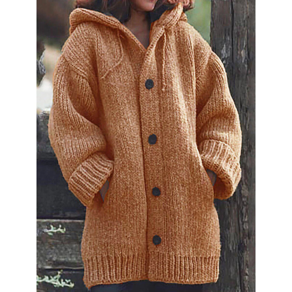 plain color casual casual sweater cardigan