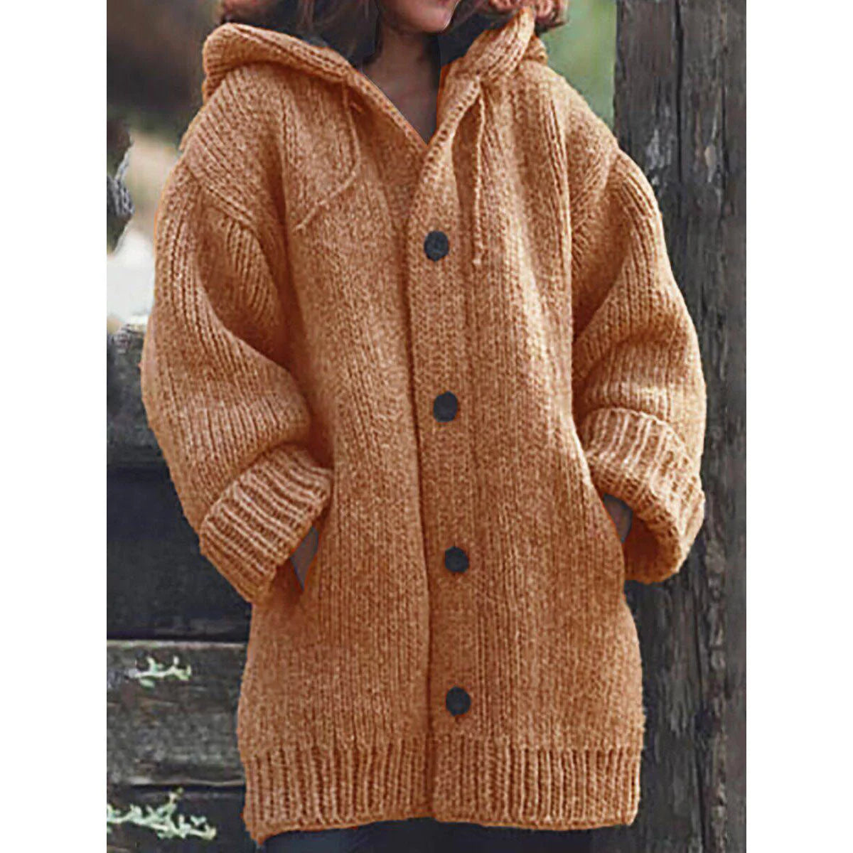 plain color casual casual sweater cardigan