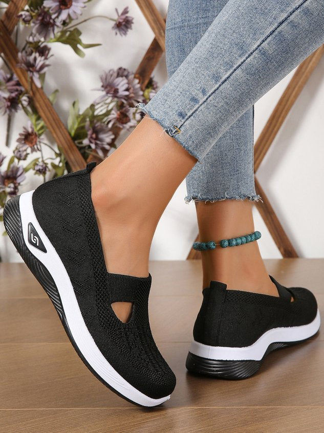 Women's Breathable Mesh Slip-On Sneakers
