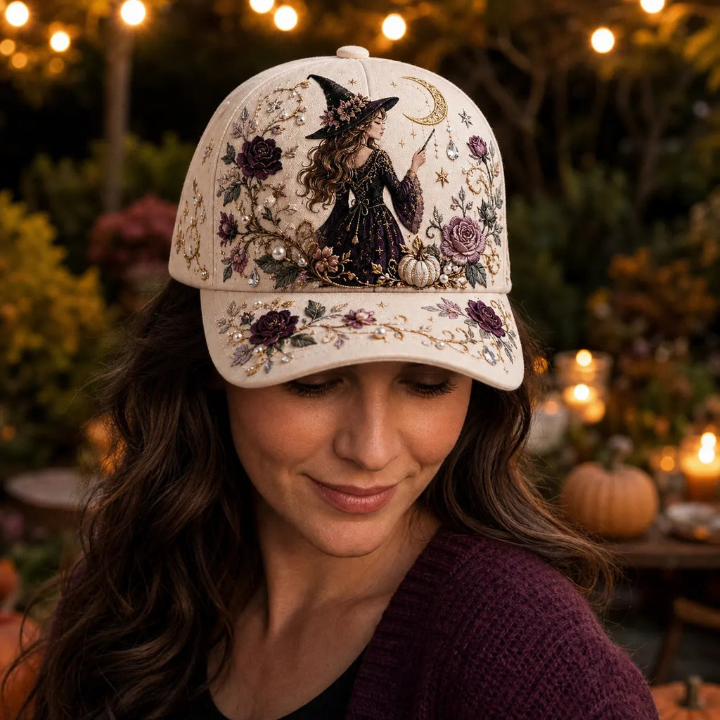 🔥 Last Day 49% OFF – BUY 3 GET 1 FREE🧙‍♀️✨ 3D Halloween Embroidery Cap