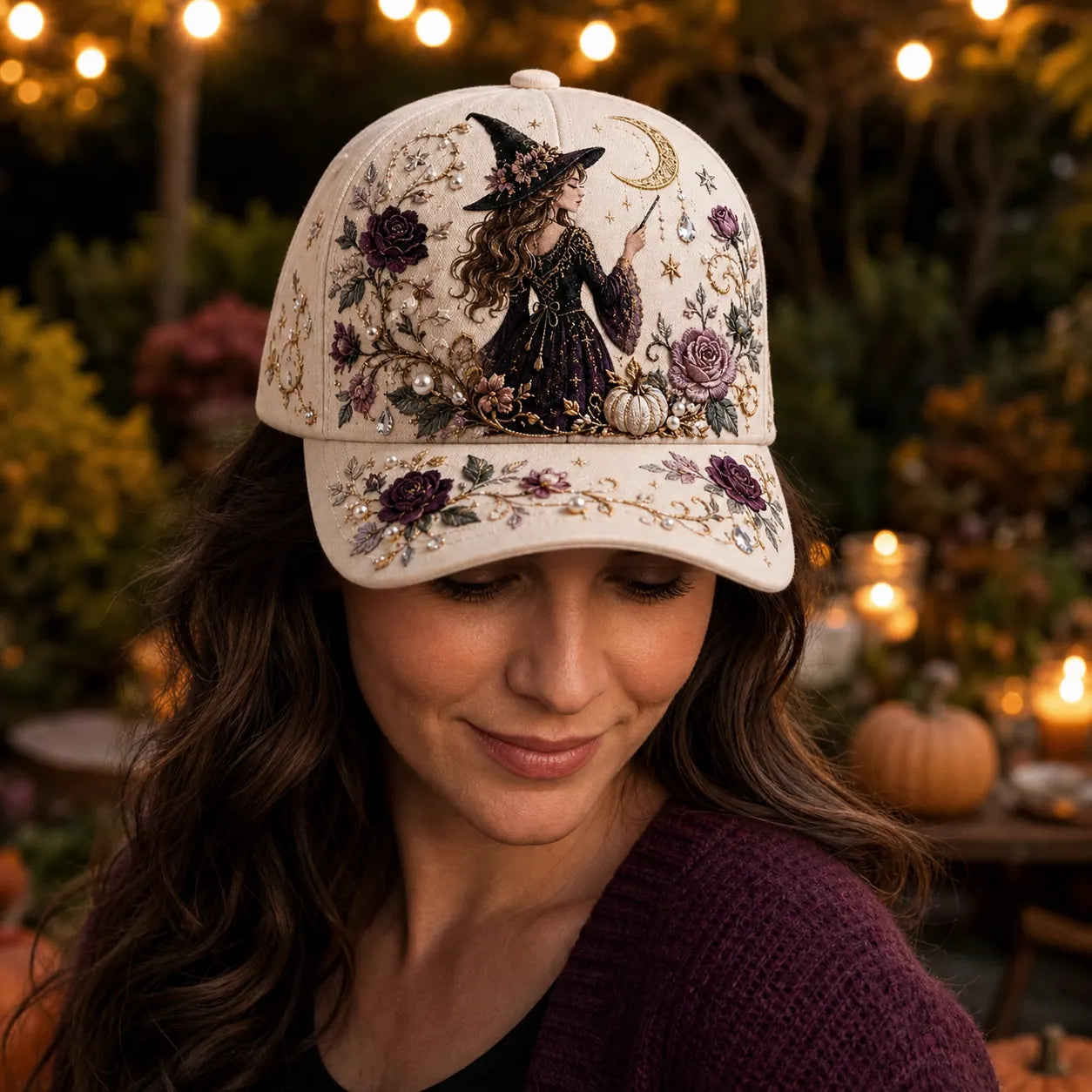 🔥 Last Day 49% OFF – BUY 3 GET 1 FREE🧙‍♀️✨ 3D Halloween Embroidery Cap