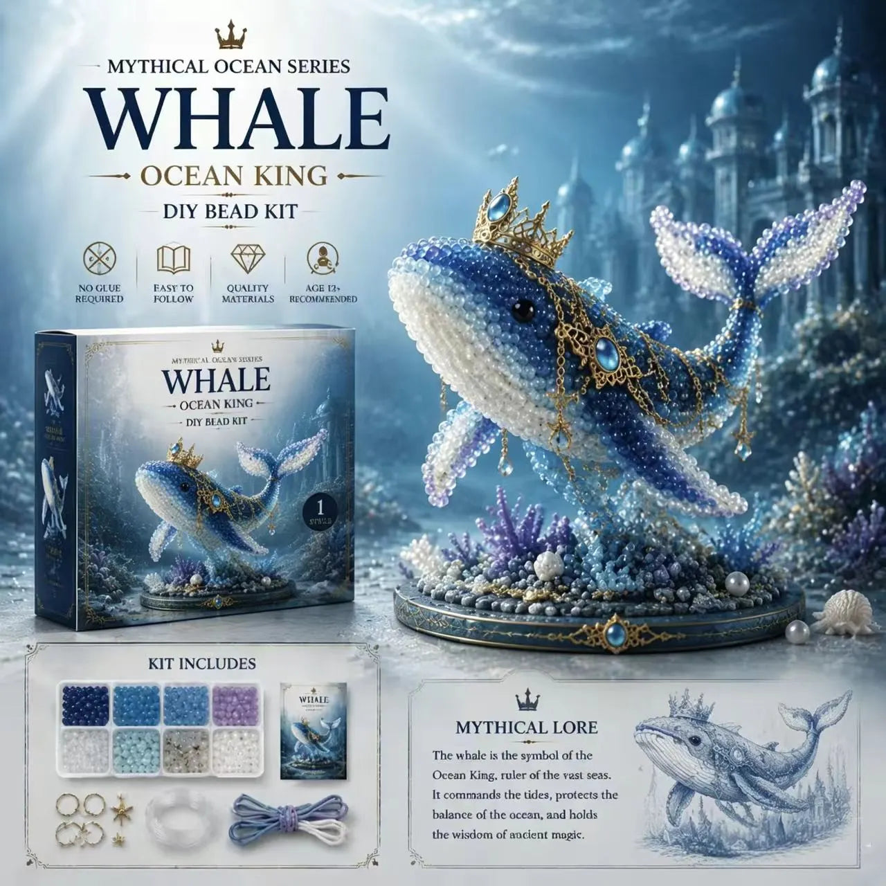 🔥49% Off Last Day🐙Mythical Ocean Beaded Ornament Set