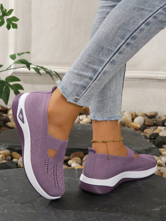 Women's Breathable Mesh Slip-On Sneakers