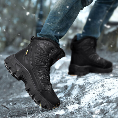 Men Military Combat Boots Waterproof Non-Slip Hiking Boots Anti-Puncture Work Boots