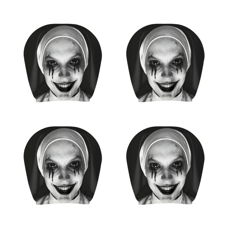 Spooky Ghost Face Headrest Covers
