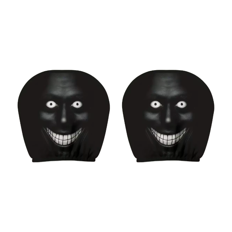 Spooky Ghost Face Headrest Covers